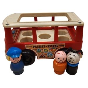 Vintage Fisher Price 1969 Mini Bus